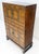 Baker Furniture Company Chest on Chest Two Part Asian Campaign Style Two Doors Cabinet Dresser Storage For Sale - Image 4 of 12