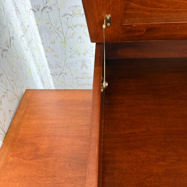 Hand-Crafted Standing Drafting Desk With Pull Out Sides For Sale - Image 11 of 12
