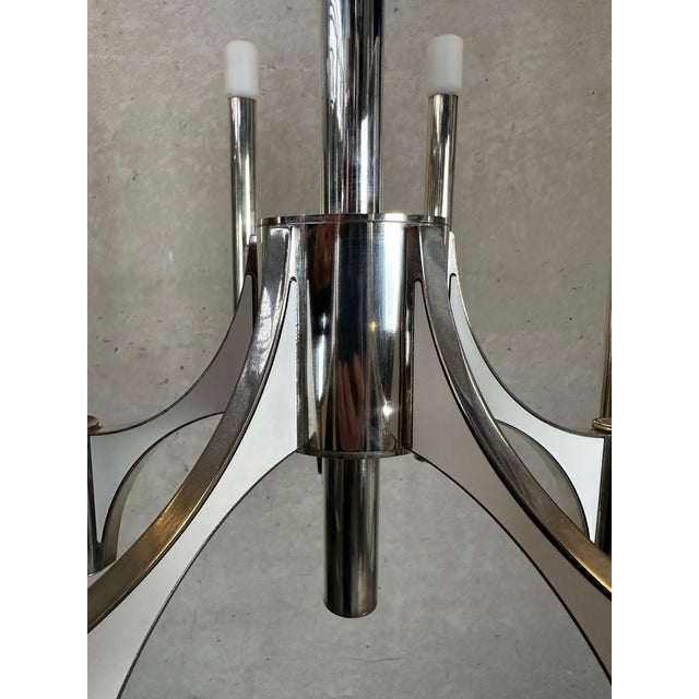 Vintage Orbit Chandelier by Gaetano Sciolari, 1960s For Sale - Image 6 of 10