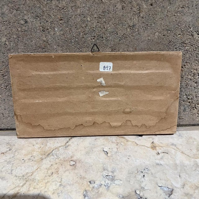 Brown 1970s Wall Art Terracotta Tile Greek Horse Chariot Angelos Tsakirakis For Sale - Image 8 of 8