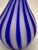 19th Century Blue and White Stripe Venetian "Zanfirico" Vase For Sale - Image 5 of 5