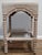 French Country Essentials for Living French Linen Country Bisque Rue Square Counter Stool For Sale - Image 3 of 8