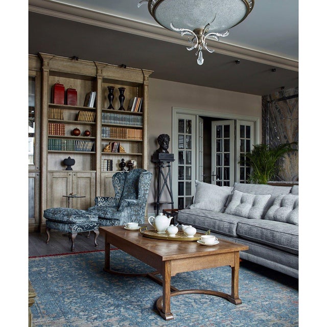 Oak Low Coffee Table reflects the restrained beauty and honest construction central to early 20th-century craftsmanship...