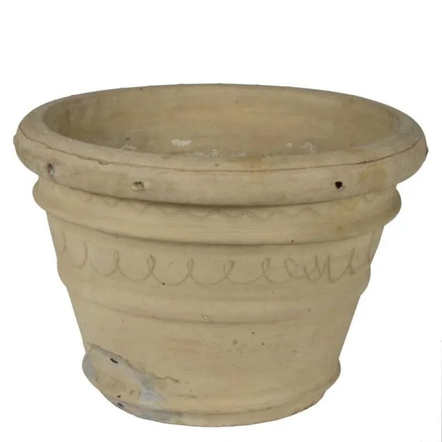 Large Italian Clay Garden Pot, 1950s For Sale - Image 6 of 6