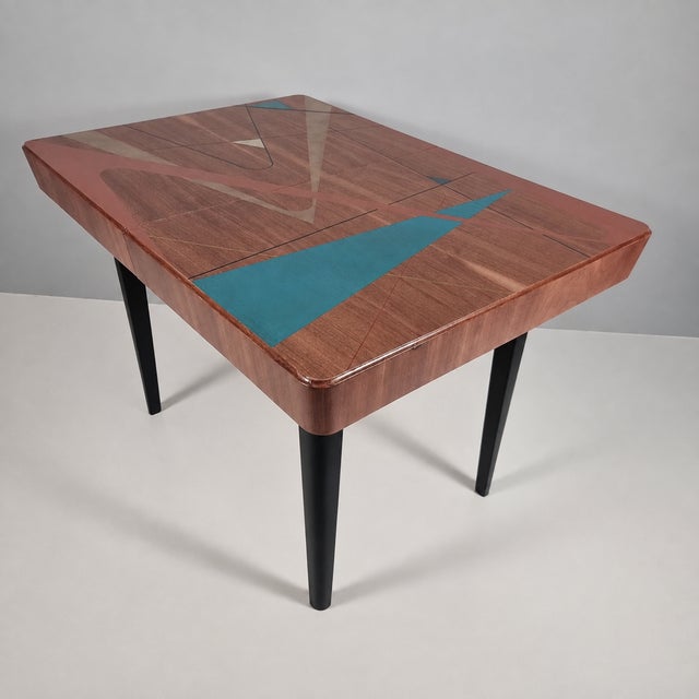 Vintage Beech Table, 1970s For Sale - Image 4 of 11