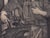 Very large self portrait drawing of an architect and his models. Titled "Builder of Cities". Lots of stairs and men...