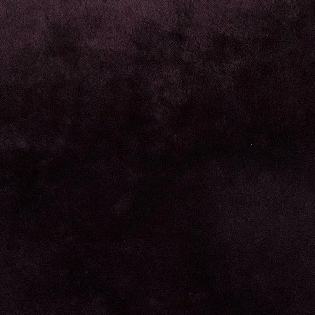 1920s Custom Handmade Pillows in Luxe Smoked Amethyst Loro Piana Cashmere - a Pair For Sale - Image 5 of 9