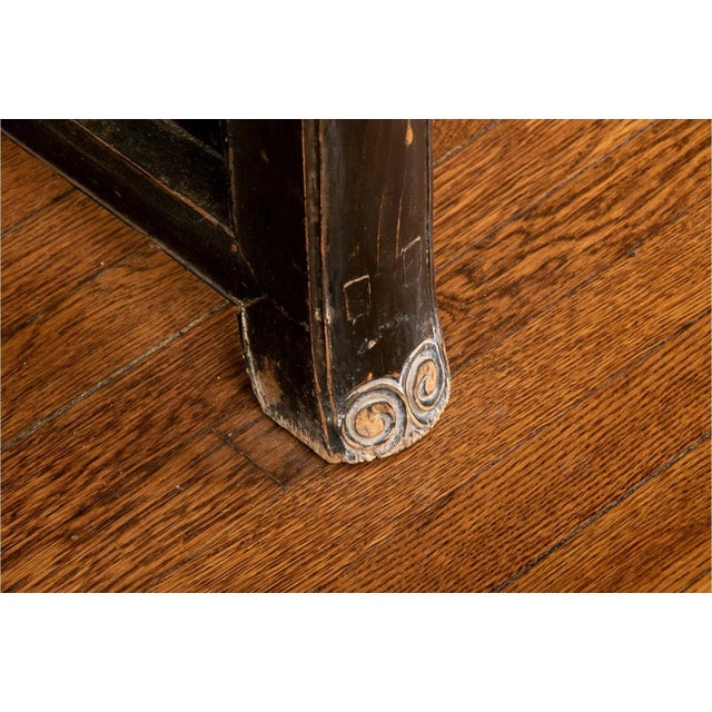 19th Century Chinese Hand-Carved Ebonized Altar For Sale - Image 12 of 13