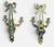 Metal Early 20th Century Pair of Monumental 22” French Louis XVI Style Gilt Bronze Cherub Two-Light Wall Sconces With Ribbon Bows For Sale - Image 7 of 7