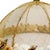 Textile Late 20th Century Artisanal Seashell-Embellished Mesh Food Cover Dome With Twisted Rope Finial For Sale - Image 7 of 9