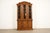 Drexel French Regency Louis XVI Carved Burled Walnut Lighted Breakfront Bookcase Cabinet, Circa 1960s For Sale - Image 18 of 18