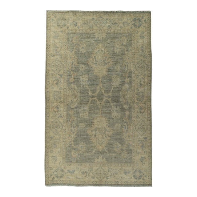 Oushak Rug 3'1" x 5' #21369 For Sale