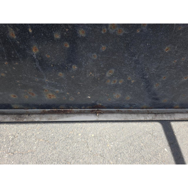1970s Richard Schultz Style Knoll Aluminum and Yellow Enamel Patio Dining Table For Sale - Image 12 of 18