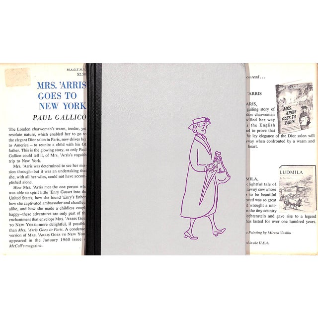 White "Mrs. 'Arris Goes to New York" 1960 Gallico, Paul For Sale - Image 8 of 9