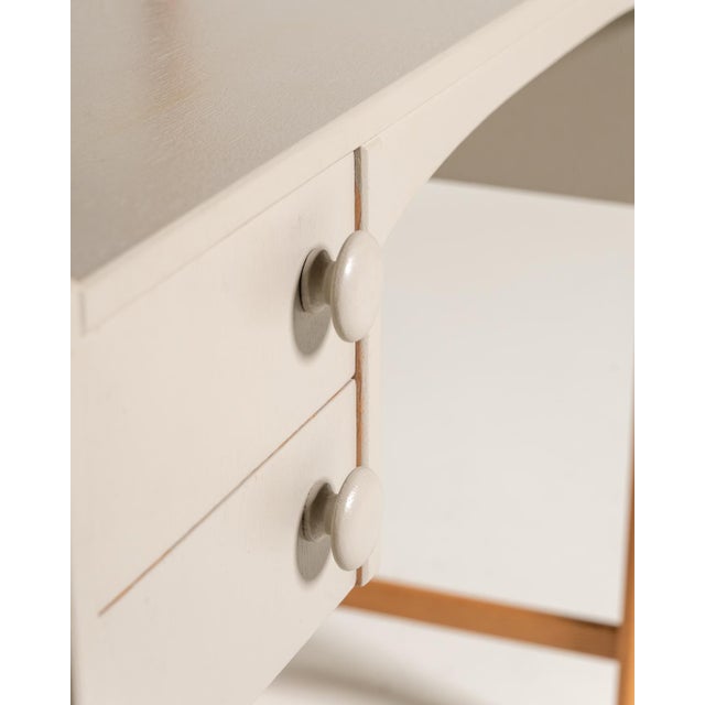 Brown Casino Dressing Table in Oak by Sven Engström and Gunnar Myrstrand for Tingströms, Sweden, 1960s For Sale - Image 8 of 12