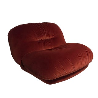 Jumbo Lounge Chair by Alberto Rosselli for Saporiti Italia, Italy, 1970s For Sale