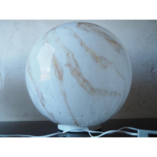 Mid-Century Glass Table Lamp, Czechoslovakia, 1980 For Sale - Image 12 of 15