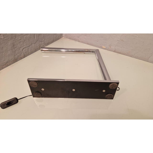 Silver Industrial Chrome Tamara Table Lamp with Adjustable Tubular Frame by William Pianta for Nahoor, 2000s For Sale - Image 8 of 12