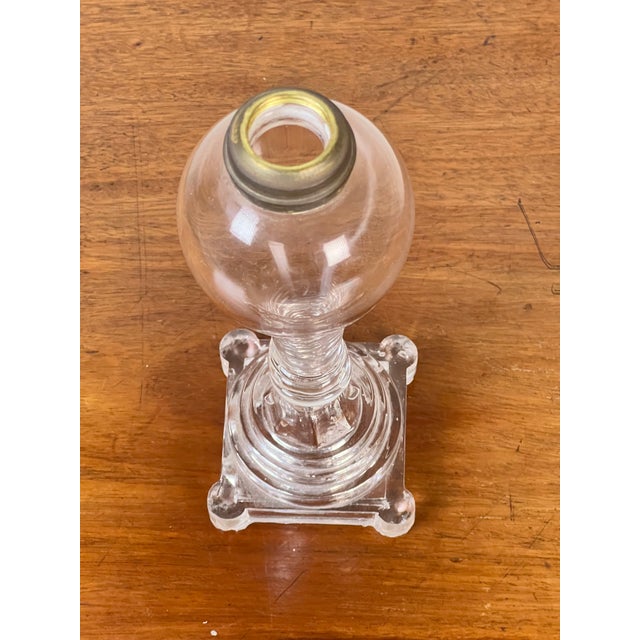 Attributed Boston & Sandwich Pressed Glass Boudoir Fluid Lamp, Circa 1850 For Sale In Boston - Image 6 of 9