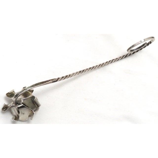 Arts & Crafts Vintage Retro Arts & Crafts Hand Made Sterling Silver Candle Snuffer For Sale - Image 3 of 13