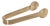 Spiga Textured Ice Tong, Gold For Sale