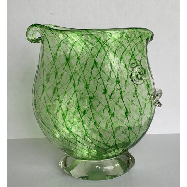 Vintage Murano Clear Art Glass Fish Shaped Vase Chairish