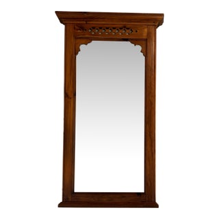 Pennsylvania House Cherry Wood Cornice Top Mirror For Sale