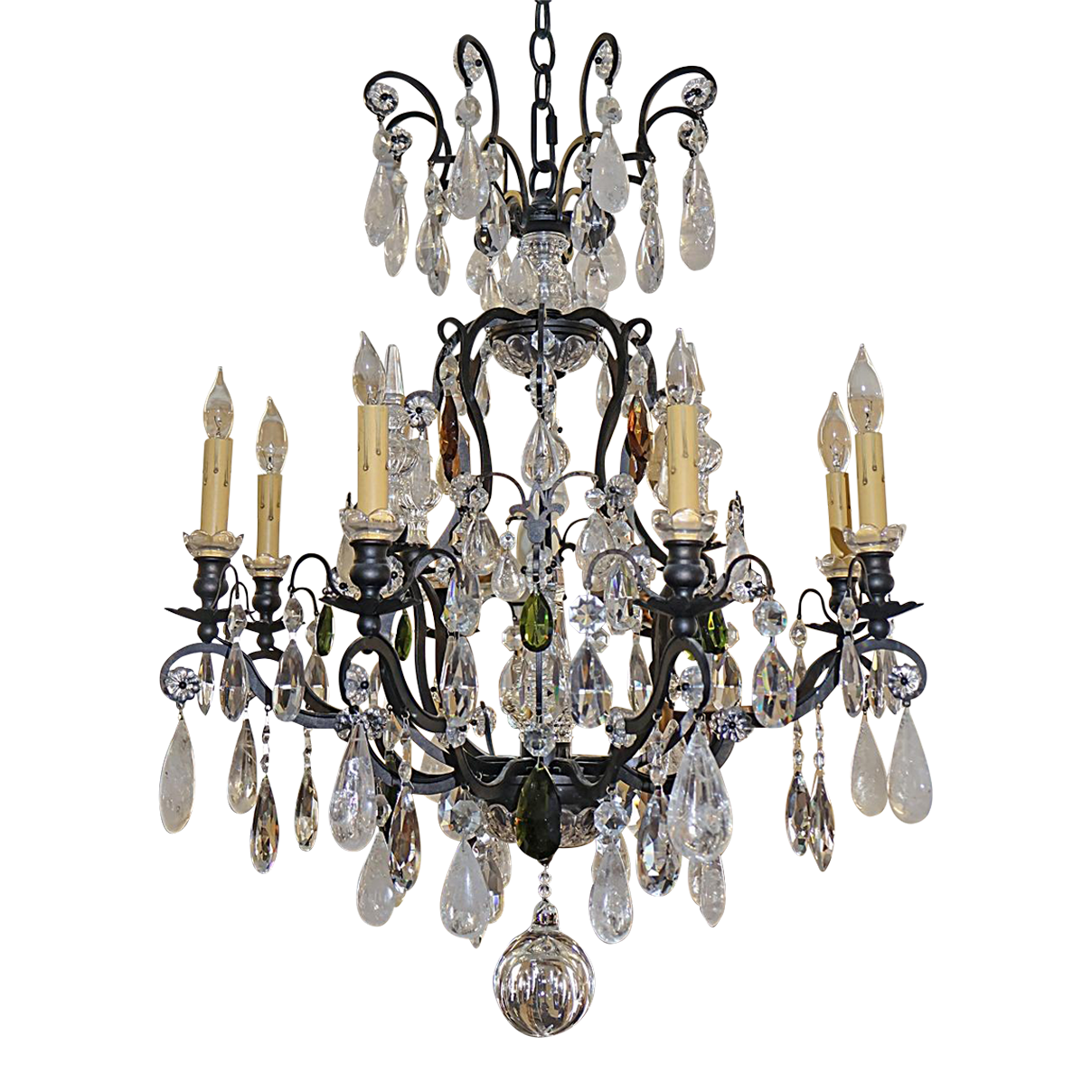 Schonbek 3571 Renaissance Louis XVI Style 9 Light Rock