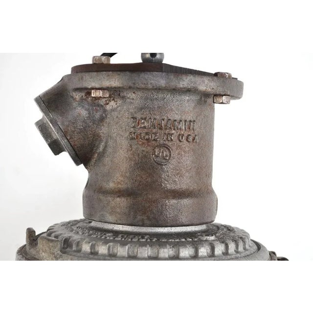 Vintage Enamel Pendant from Benjamin Electric Manufacturing Company, 1930s For Sale - Image 4 of 12