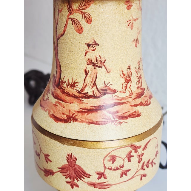 Vintage Ag Collection Chinoiserie Table Lamps-a Pair For Sale - Image 9 of 12