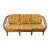 Vintage Palm Beach-Style Reed and Rattan Sofa For Sale
