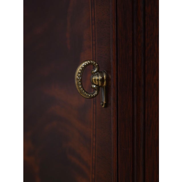 Henkel Harris Mahogany Inlaid Four Door Server Credenza For Sale - Image 9 of 18