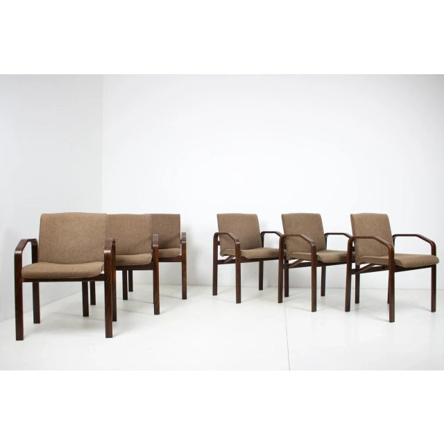 Lounge Chairs from Národní Podnik Holešov, 1993, Set of 6 For Sale - Image 3 of 14