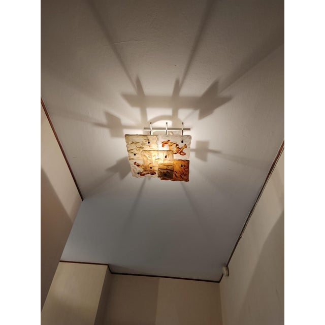 Patchwork Appliques by Toni Zuccheri for Venini, 1970, Set of 10 For Sale - Image 10 of 13