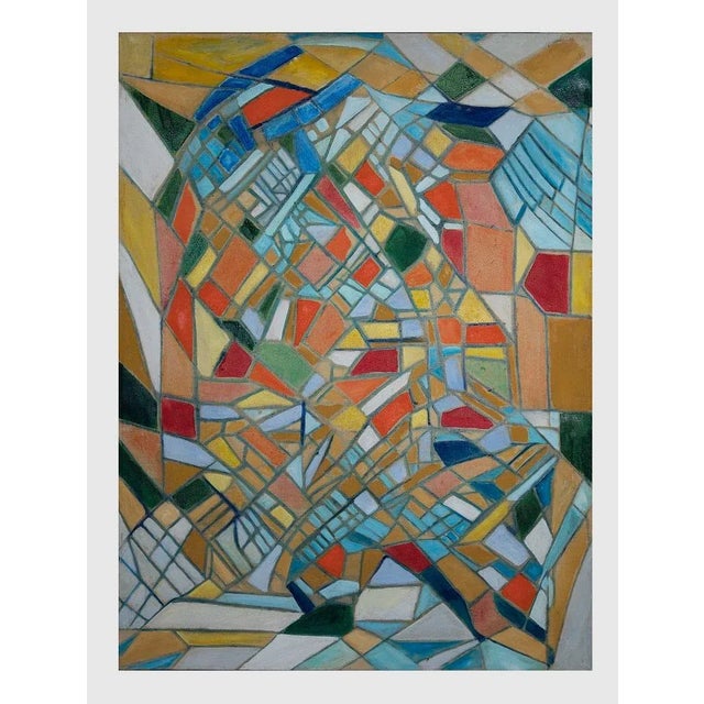 Giorgio Lo Fermo, Reticolo, Oil on Canvas, 2021 For Sale - Image 4 of 4