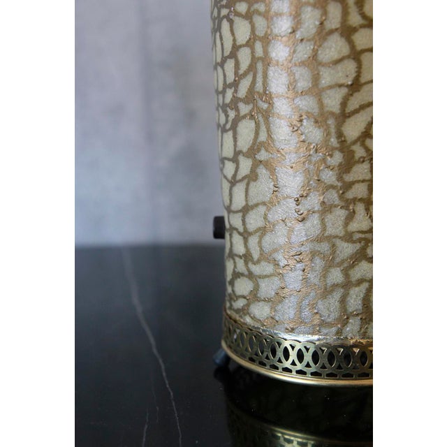 Metal Mid 20th Century Small Table Lamps, Vintage Design, 4.75-Inch Diameter - a Pair For Sale - Image 7 of 7