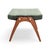 Olive Vintage Ottoman in Teak and Fabric For Sale - Image 8 of 8