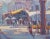 Silvio Silvestri, Listed Artist Italian Cityscape Oil Painting Including the Antiqued Gold Wood Frame For Sale In Los Angeles - Image 6 of 12