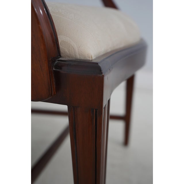Federal Style Mahogany Armchair For Sale - Image 10 of 12