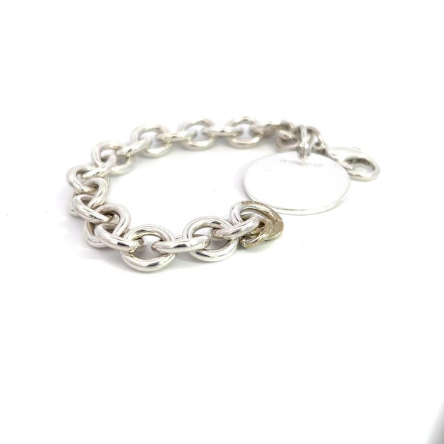 Authentic Tiffany & Co Estate Bracelet 6.75" Sterling Silver TIF526 This elegant Authentic Tiffany & Co bracelet is made...