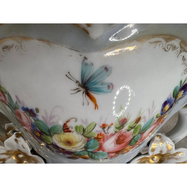 Large Antique Slip Groom Vase For Sale - Image 6 of 12