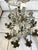 Metal Vintage Patina Wrought Iron Tole Leaf 8 Candle Chandelier 30" Heavy French Style For Sale - Image 7 of 13