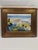 Blue Late 20th Century Ray Simonini Mediterranean Village Oil Painting, Heavy Impasto, Blue & Gold For Sale - Image 8 of 18
