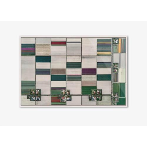 Edition aerial views bernhard lang image: av_tulip_fileds_001 size b: 55,1 x 35,4 inches captured in 2016 in the...