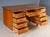 Wood Mid-Century Modern Writing Desk in Burl Veneer with Eight Drawers For Sale - Image 7 of 16