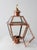 Vintage Copper Lantern Light Fixture With Brass Eagle Finial For Sale - Image 15 of 18