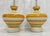 A Pair of Vintage 1960s Striped Ceramic Table Lamps by Remains Lighting For Sale - Image 10 of 18