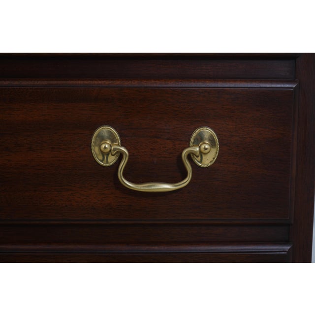 Pair of Henkel Harris Model 117 Mahogany Chest Nightstands For Sale - Image 12 of 18