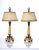 1900's French Empire Sienna Marble and Bronze Candle Lamps - a Pair For Sale - Image 4 of 4