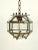 1960s Italian Brass and Cut Glass Pendant Lamp, 1960s For Sale - Image 5 of 14